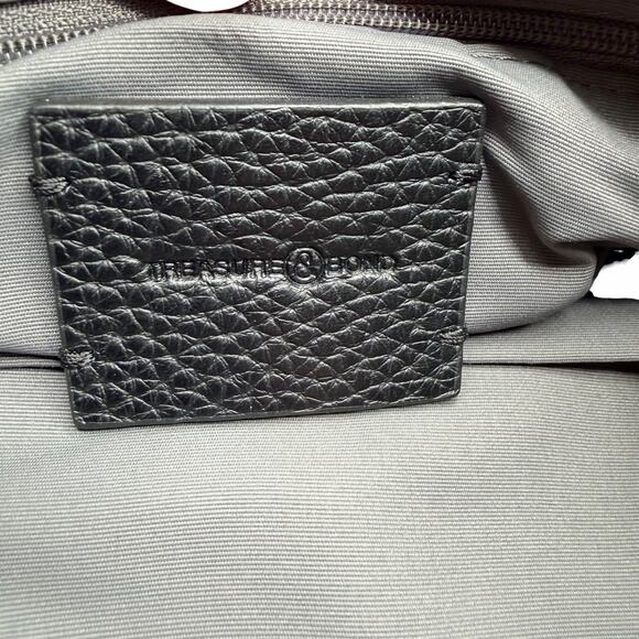 Treasure & Bond Black Pebbled Leather Convertible Backpack Tote Bag main image 10